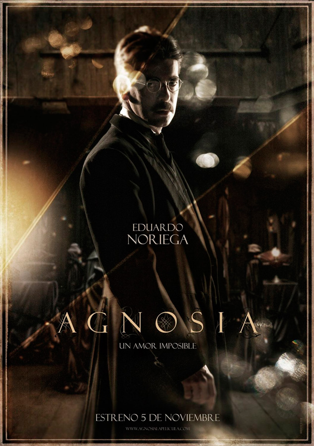 Agnosia Official Movie Poster featuring Eduardo Noriega Key Art Photography by Jorge Alvarino