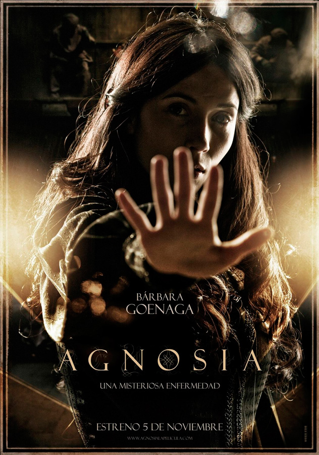 Agnosia Official Movie Poster featuring Barbara Goenaga Key Art Photography by Jorge Alvarino
