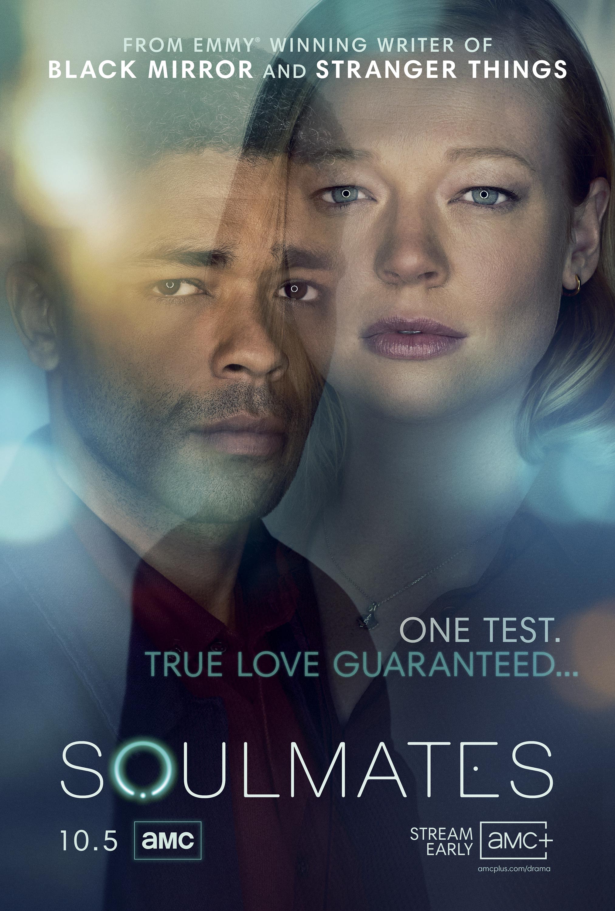 Soulmates Official Poster featuring Sarah Snook and Kingsley Ben-Adir Photography by Jorge Alvarino